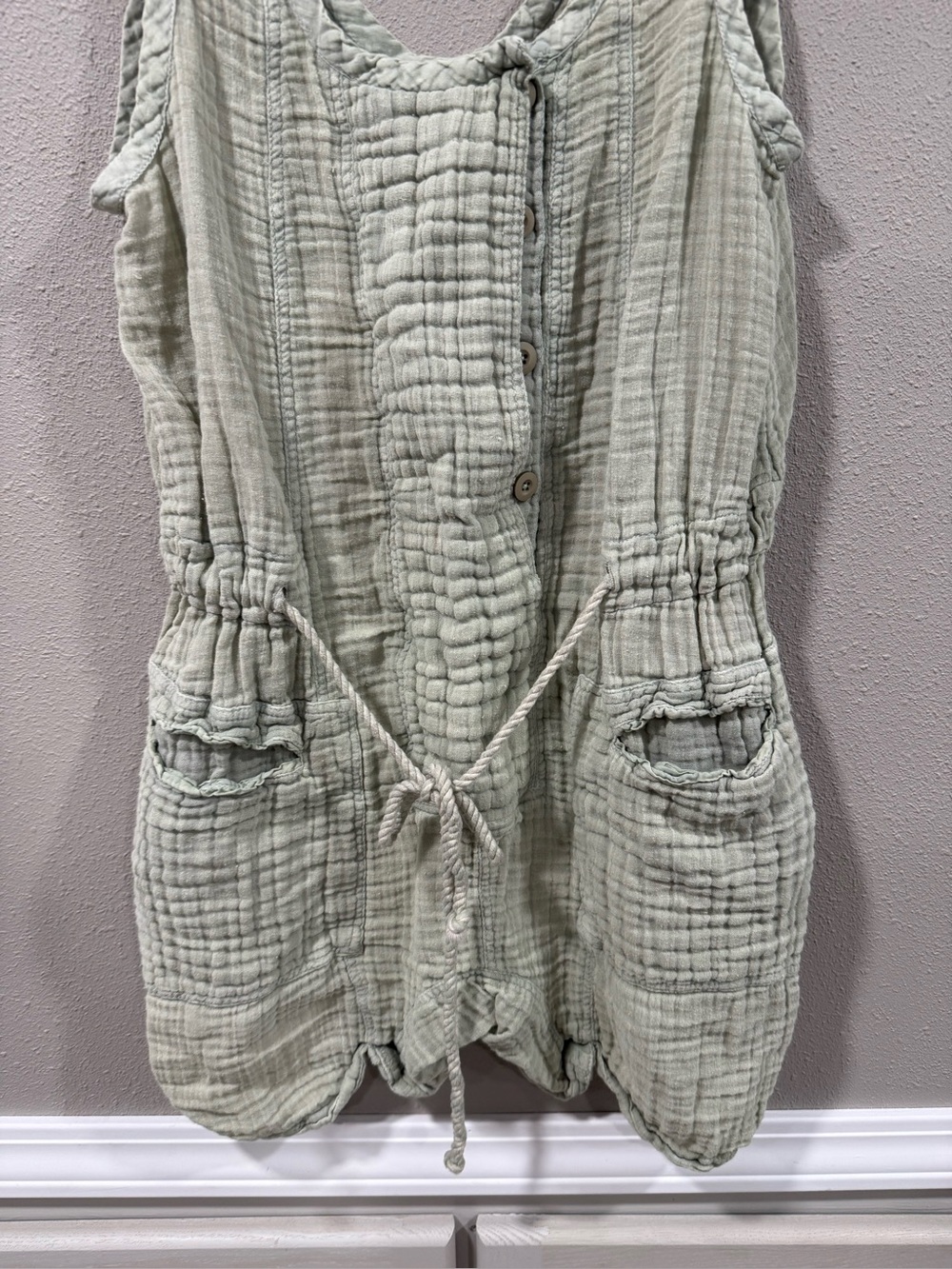 Free People Gauze Romper - Picture 7 of 8